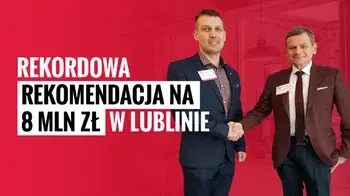 Okładka materiału wideo BNI Polska o rekordowej rekomendacji z Lublina