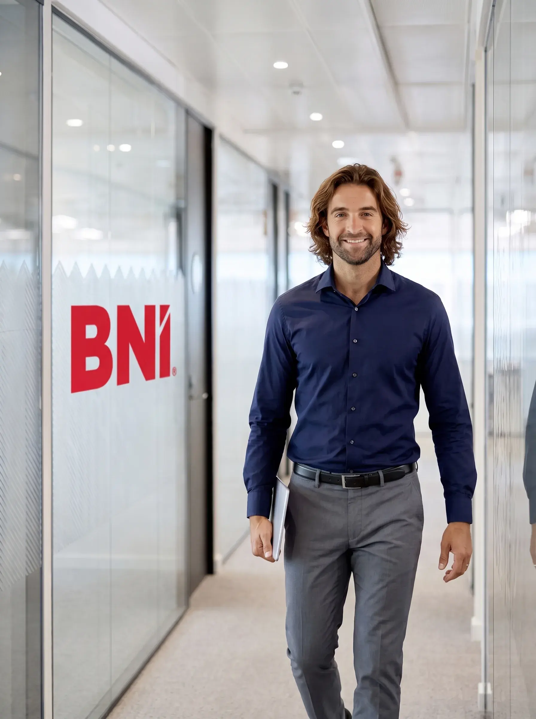 An employee of the BNI Polska National Office